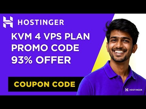 Hostinger Coupon Code KVM 4 VPS Plan – Save ₹2,397 Instantly | Exclusive VPS Discount India 2026
