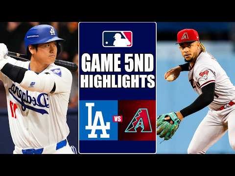 Los Angeles Dodgers Vs Arizona Diamondbacks Game 5nd Highlights March 26,2026 MLB Season 2026