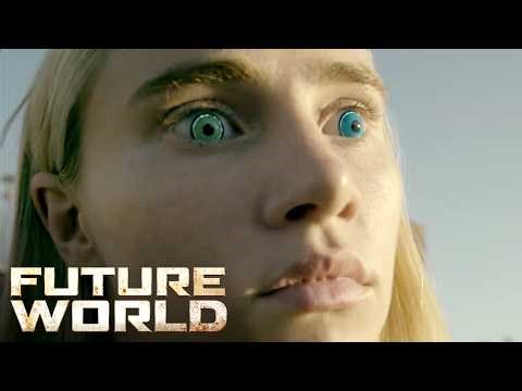 When she looks at you like this, you're a goner | Future World | Suki Waterhouse, Milla Jovovich