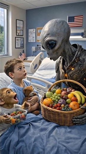 The Alien Who Visited a Sick Child in the Hospital ❤️ | Emotional Short Film #shorts