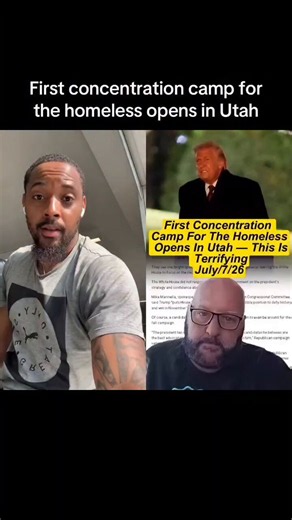 First Concentration camp for the homeless opens in Utah.