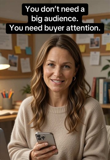 You do not need a huge audience to start making sales 👀📲 That lie has kept way too many educators stuck. So many teachers think: ❌ “I need thousands of followers first.” ❌ “No one’s going to buy from me if my views are low.” ❌ “I need to go viral before I can make money online.” But the truth? Views are cute. Buyer attention is what pays. 💸 Because sales don’t come from random people watching your content. Sales come from the right person stopping and thinking: ✨ “Wait… this is exactly what I