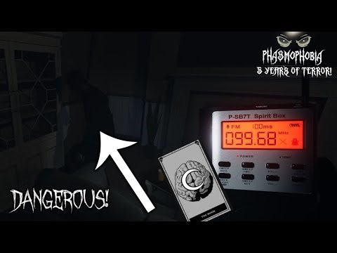 How Many Ghosts Hunts Until I die having 0% Sanity from The Moon Tarot Card - Phasmophobia