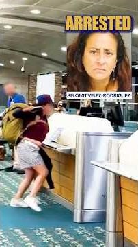 Woman Kicks Airport Staff, Punches Monitors — Arrested | Villain Exposed