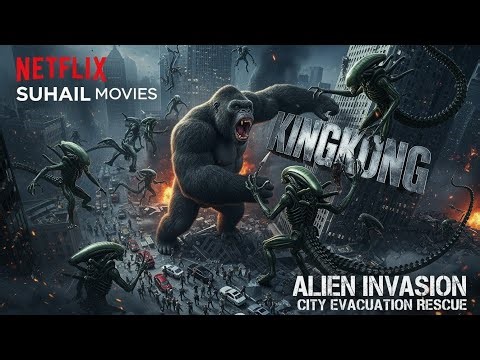 King Kong vs Alien Invasion – City Evacuation Rescue