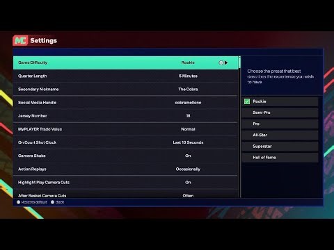 NBA 2K25 Best settings that you have to try!🔥