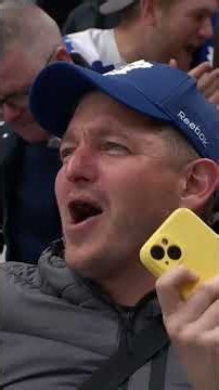 An absolute electric factory in Toronto after Troy Stecher's winning goal! ⚡️#Leafs