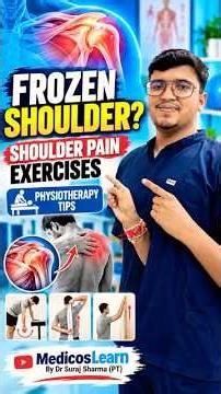 Frozen Shoulder Exercises 🦴 | Reduce Pain & Improve Mobility 💪#physicaltherapy #shoulderpain