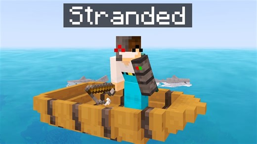 Minecraft, if you were stranded on a raft