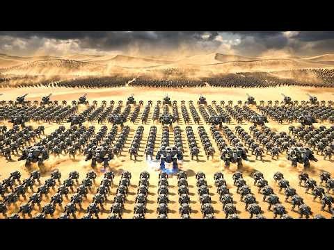 Total Chaos INVASION: 4,200,000 Aliens & Demons vs GAMMA TURRET, ARTILLERY & SHOTGUN! UEBS 2