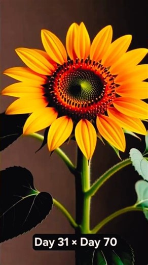 Sunflower Growth Timelapse 🌻 | Seed to Bloom in Days | Nature Magic #englishshorts #plantgrowth