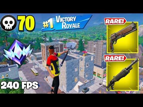 70 Elimination "RANKED RELOAD” Gameplay Wins (Fortnite Chapter 7 Keyboard & Mouse)