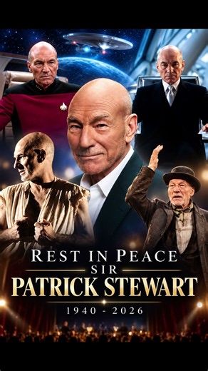 Sir Patrick Stewart RIP | July 13, 1940 - October 28, 2026 | Captain Jean-Luc Picard