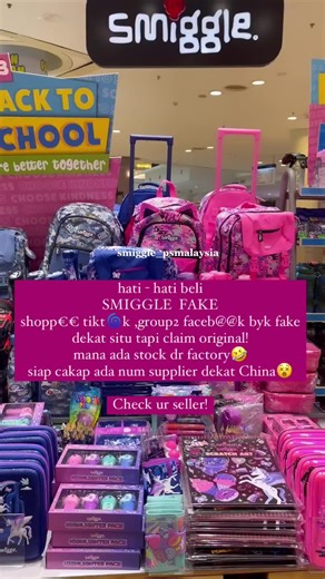Kenali Smiggle Original dan Palsu di Malaysia