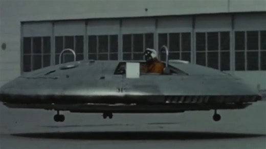 Watch the military’s secret UFO aircraft take to the sky