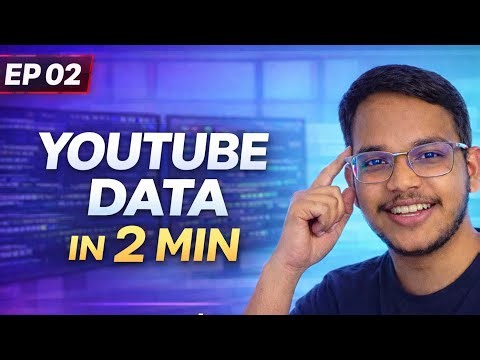 Extract any YouTube data in 2 minutes for Free