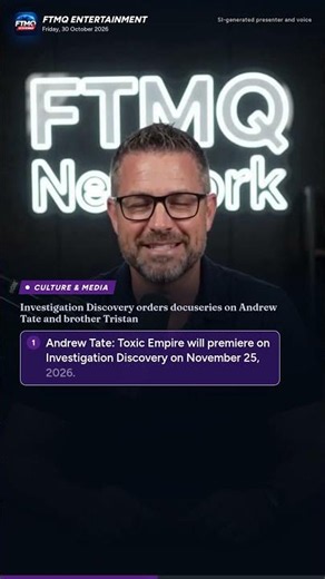 Investigation Discovery orders docuseries on Andrew Tate and brother Tristan