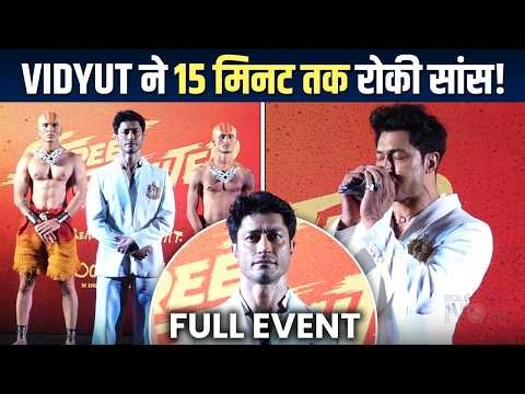 UNCUT | Vidyut Jammwal’s Emotional Street Fighter Launch |Dhalsim Look, Shankh, Breath Hold and More