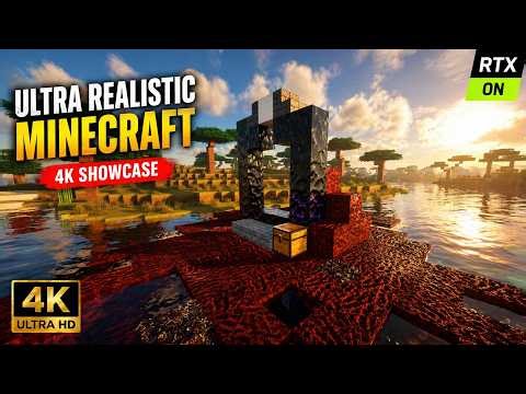 Ultra Realistic Minecraft 4K Showcase | Legendary RT Textures + IterationRP