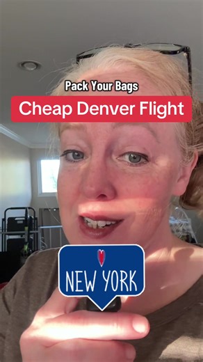 Let’s head to New York!🗽Denver pack your bags! Nonstop flight on JetBlue. #newyorkcity #airclubpartner #flightdeal #cheapflight #cheaptravel