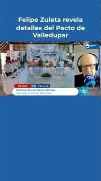 Valledupar Pact: Felipe Zuleta reveals details; "it's the tip of the iceberg"