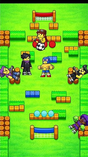 Brawl Stars 2D Animation ⚽️ Brawl Ball ( Play Moment )