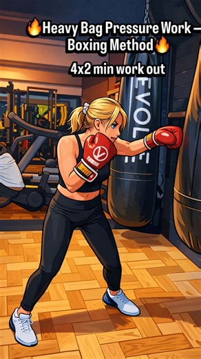 In this video, I show a heavy bag pressure-training method adapted for a female boxer. Rounds are usually 2 minutes (with rare professional exceptions). 👉 4 rounds completed, with one clear objective: maintaining pressure, building consistency, and keeping intensity from start to finish. This type of work builds endurance, mental toughness, and pace control. 👁️ Watch, learn, and master the method — it can help you. #Boxing #FemaleBoxer #HeavyBag #PressureWork #BoxingTraining #Conditioning #End
