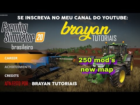 FS20 mods - brayan TUTORIAIS map 🇧🇷 | fs20 new map | fs20 250 mod's 