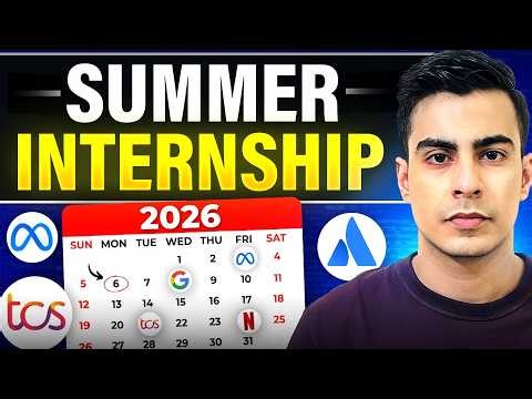 How I Got My First ₹40K/Month Summer Internship Without Any Experience | Full Roadmap