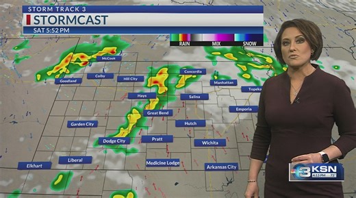 Showers northwest tonight, few storms through Saturday