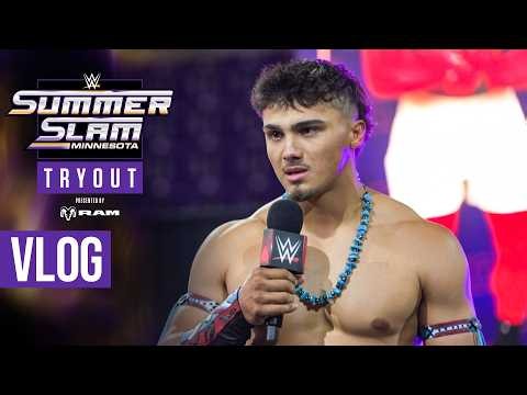 NXT Coaches evaluate promos at WWE Tryout: SummerSlam Vlog