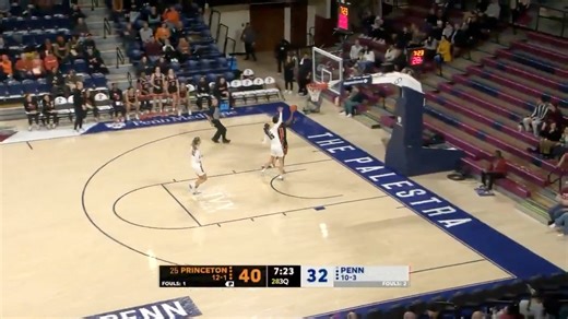 Olivia Hutcherson did it all on one play👀 #NCAAWBB x 🎥ESPN / Princeton Wbb | March Madness Women's Basketball