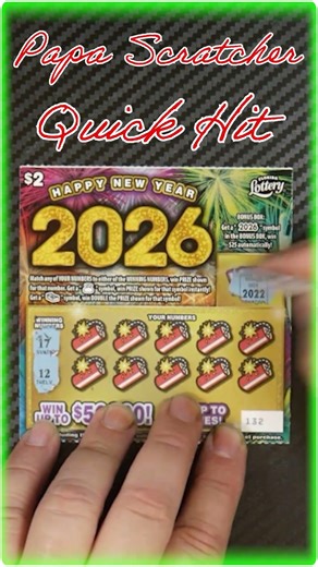 Quick Hit - 01/03/2026 #scratchofftickets #lottery #floridalottery