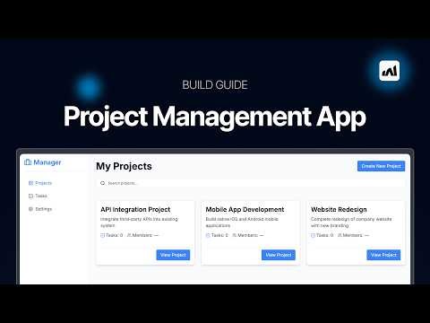 WeWeb Build Guide - Project Management App
