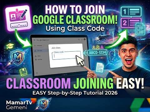 How to Join Google Classroom Using a Class Code (Easy Tutorial 2026)
