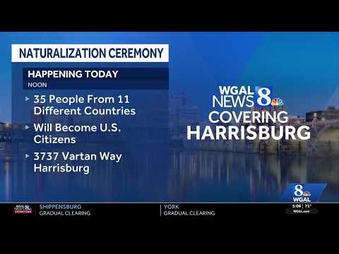 35 people from 11 counties to become U.S. citizens at Dauphin County naturalization ceremony