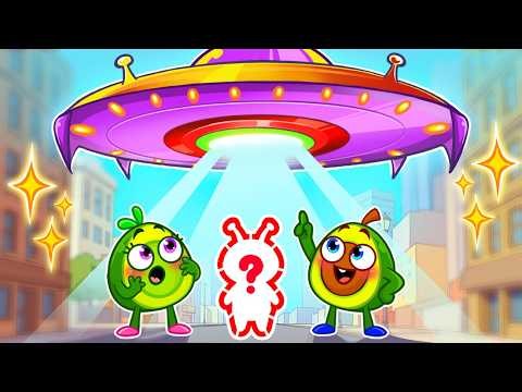 The UFO Mystery Cartoon 🛸 Solar System Compilation + Kids' Nursery Rhymes | PP Stories