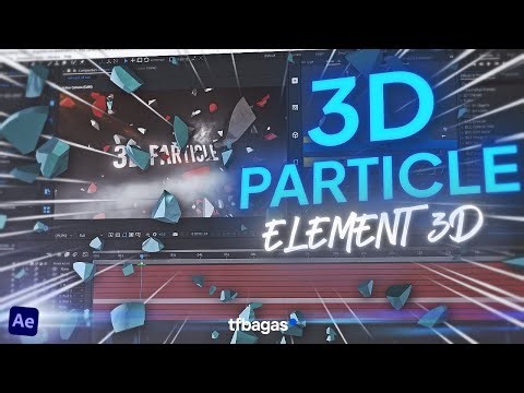 Tutorial How to Make 3D Particle with Element 3D in After Effects | After Effects Tutorial