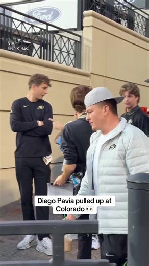 Former Vandy QB Diego Pavia suited up in Buffs gear ahead of Utah-Colorado 🦬 #colorado #coachprime #football #vanderbilt (via @LNR_4)