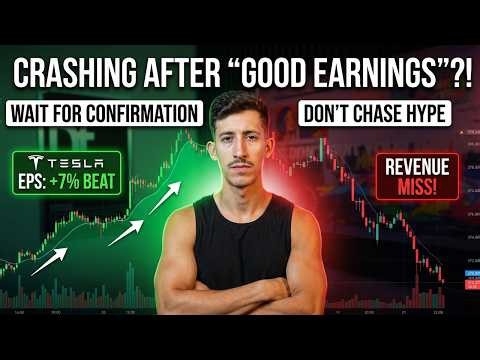 WHY IS TESLA CRASHING AFTER "GOOD EARNINGS"?!