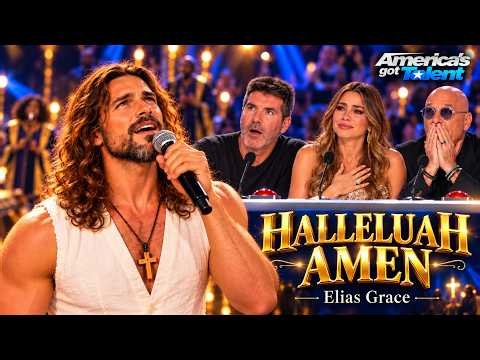 They Thought He Was Jesus… Then “Hallelujah Amen” Moved the Crowd | Elias Grace | AGT 2026