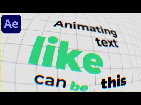 Typography Motion Graphics Animation in After Effects - After Effects Tutorial Kinetic Typography #5