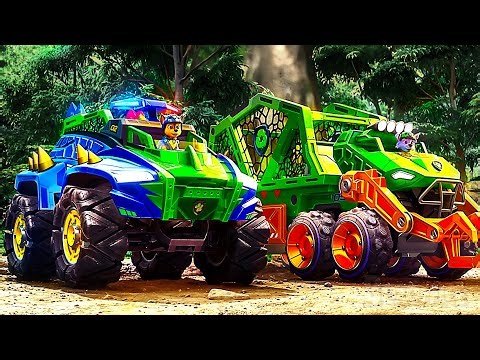 Paw Patrol: The Dino Movie | ALL NEW Gear & Trucks COMPILATION 🌀 4K
