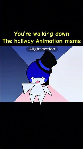 You’re walking down the hallway Animation meme #animation #tiktok #animationmeme #viral