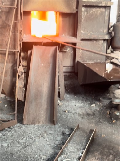Inside the forging factory Hammer Strikes And Flying Sparks #manufacturing #process #forging #metal