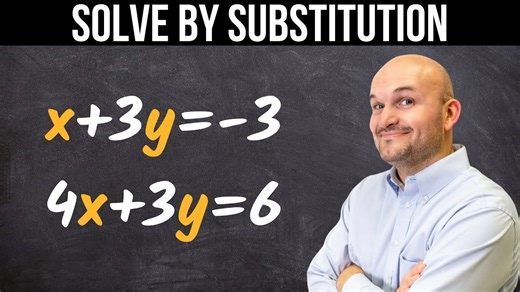 Solve a system of equations by substitution compilation