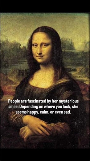 The Mona Lisa Explained| The World's Most Famous Painting #shorts #art #history #painting