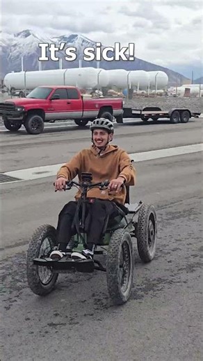 I think he likes our Off Road Wheelchair