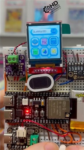 esp32s3 gaming Emulator retro Gameboy games