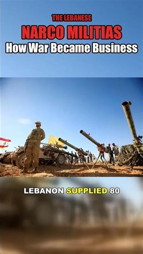 The Lebanese Civil War: How Militias Built a Drug Empire | Maps of Madness #Shorts